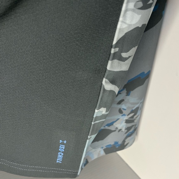 Under Armour Stretch wBreathable Mesh Back Long Sleeved Crew Neck Active Top - Picture 12 of 15